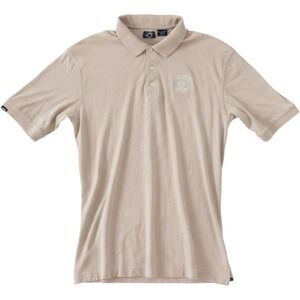 Ahead Authentics Mens XL Tan National Baseball Hall of Fame‎ Cotton Polo Shirt